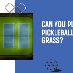 Playing Pickleball on Grass