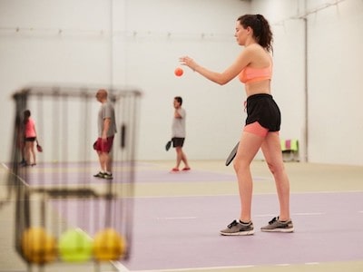 Foot Placement While Serving