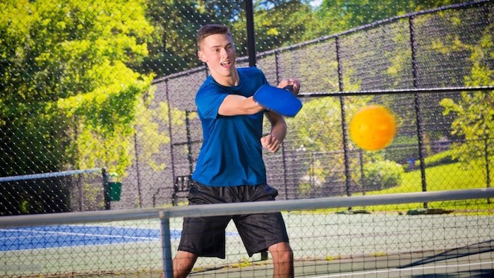 Holding a Pickleball Paddle