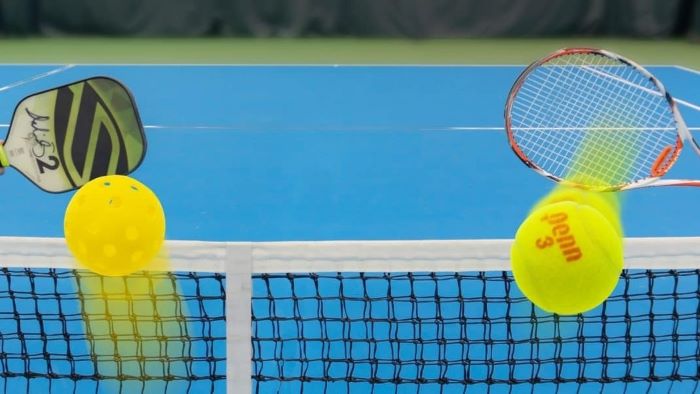 difference between pickleball and tennis