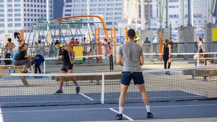 can pickleball be played with three players