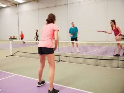 Beneficial playing pickleball indoors