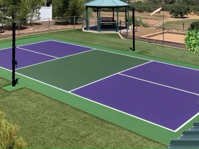 pickleball court color scheme options
