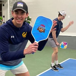 Play Pickleball With An Erne Blue Raspberry Pickleball Paddle If You Are An Intermediate-Level Pickleball Player
