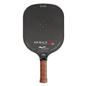 Rogue2Q(Quad Shape) Carbon Gel Core Pickleball Paddle Available In Brown Colored Grip