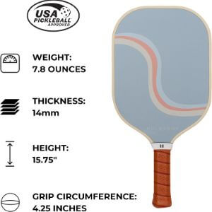 Specifications Of The Holbrook Rewind Pickleball Paddle