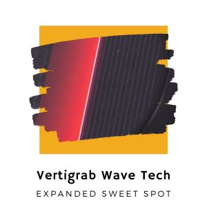 Vertigrab Wave Technology Of The Power 5.0 Rally Graphite Pickleball Paddle