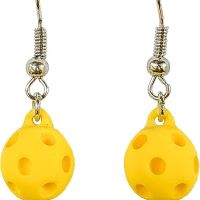 Mini pickleball earrings