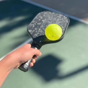 Performance Of The Forged Carbon Pro II Golden Pickleball Paddle In Pickleball