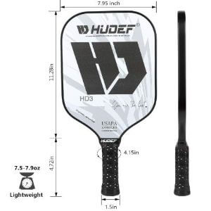 Specifications Of The Hudef HD3 Pickleball Paddle