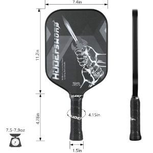 Specifications Of The Sword Pattern Hudef Pickleball Paddle